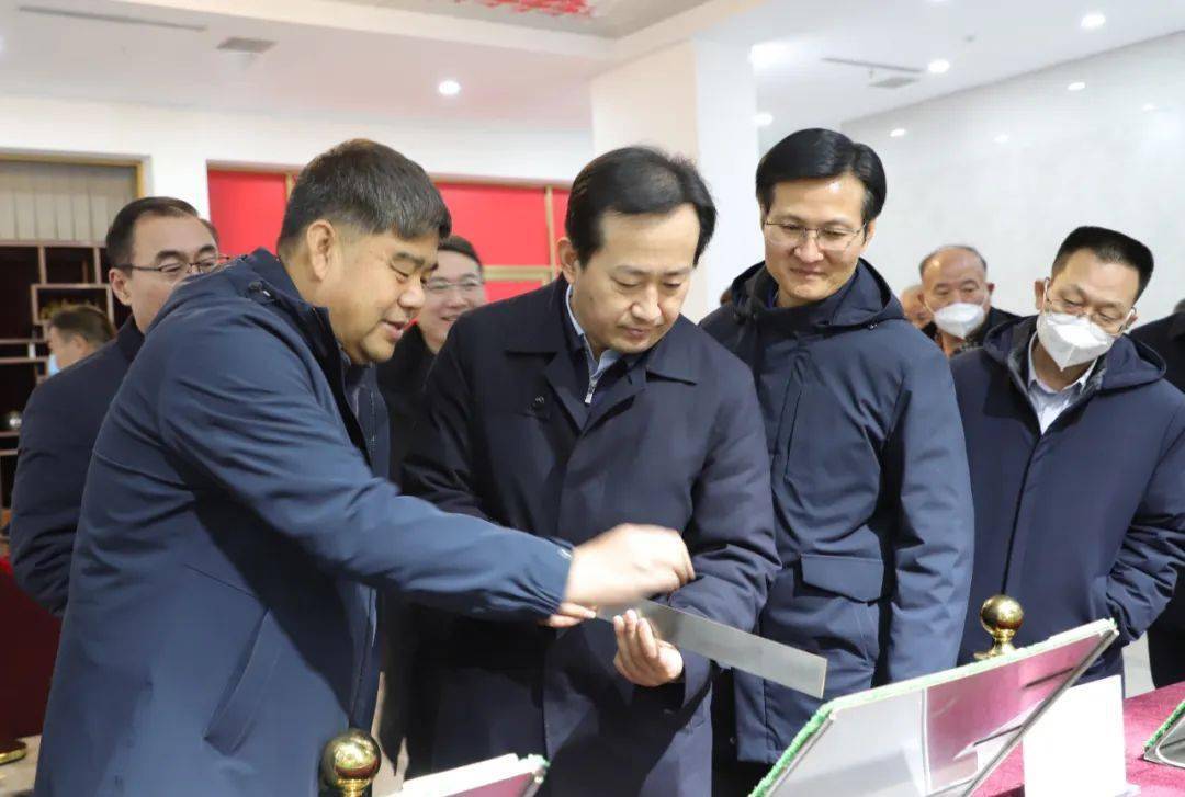 临沂市副市长薛超文到盛阳集团调研,参观不锈钢制管_发展_产业_罗庄区