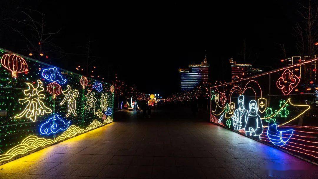 当烟花遇见花灯,惊艳鲅鱼圈元宵夜!_城市_世纪广场_金泰