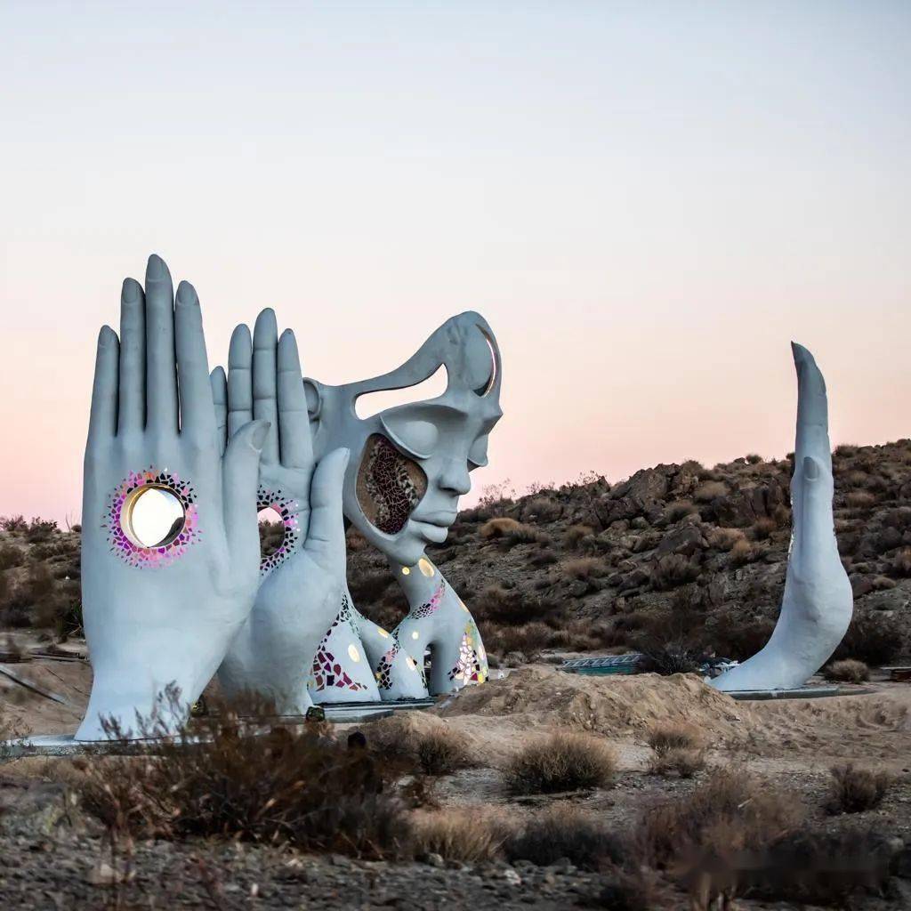 daniel popper在莫哈韦沙漠的超现实主义雕塑_作品_中国_艺术网