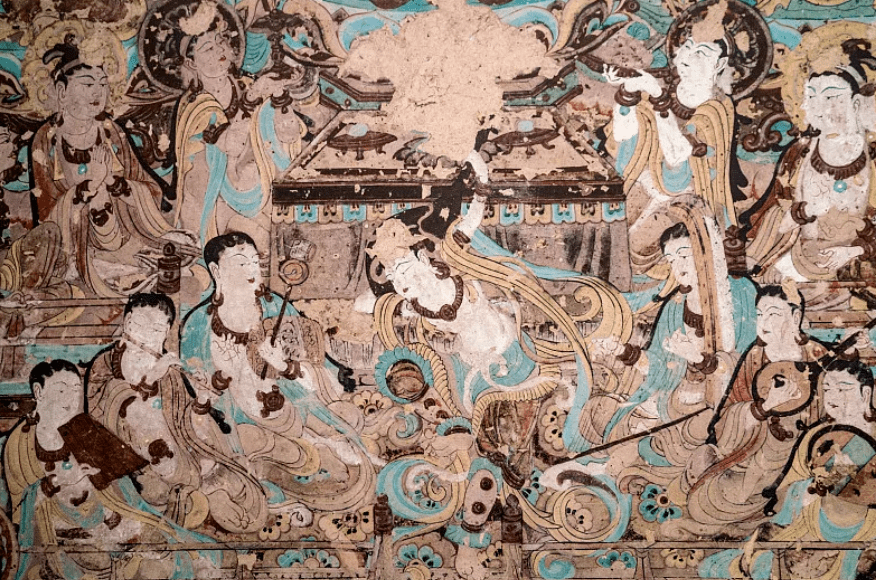 绝美,神秘,震撼,敦煌洞窟里的中国传统色,美爆了!_壁画_色彩_审美