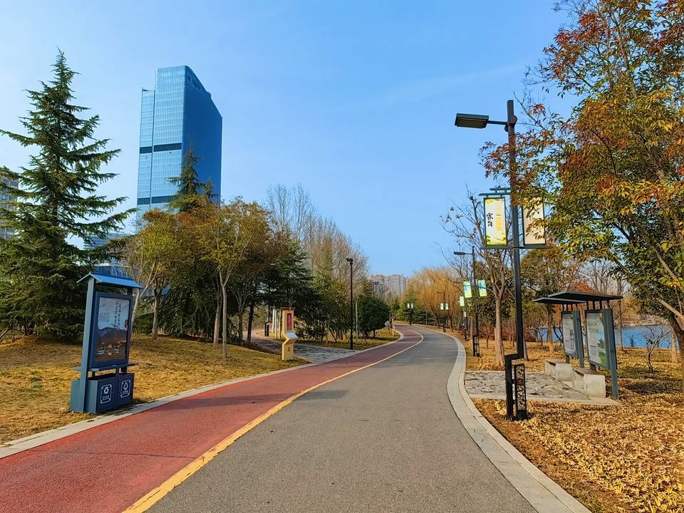 开封:黑岗口调蓄水库景色怡人_市民_石斐_标题