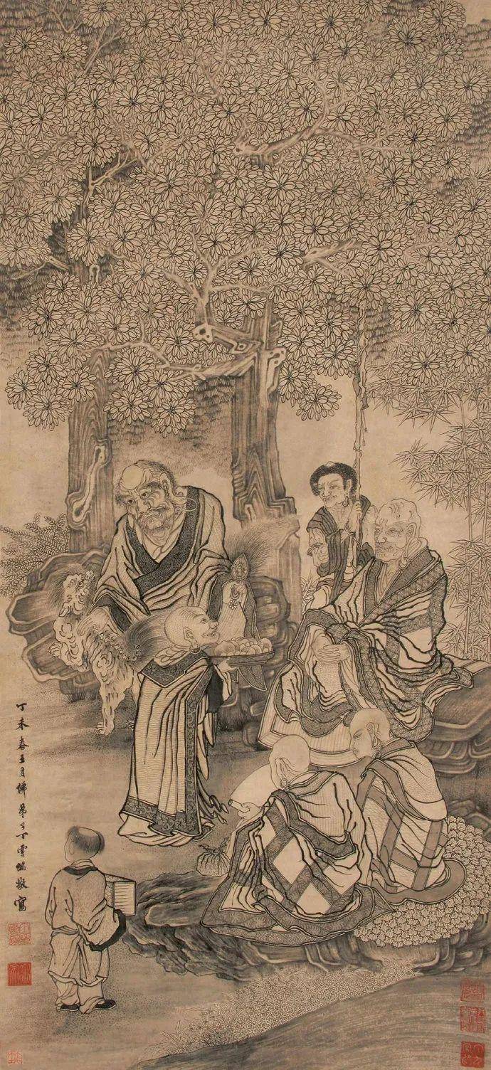 历史上最古怪的四大画家!_崔子忠_陈洪绶_人物