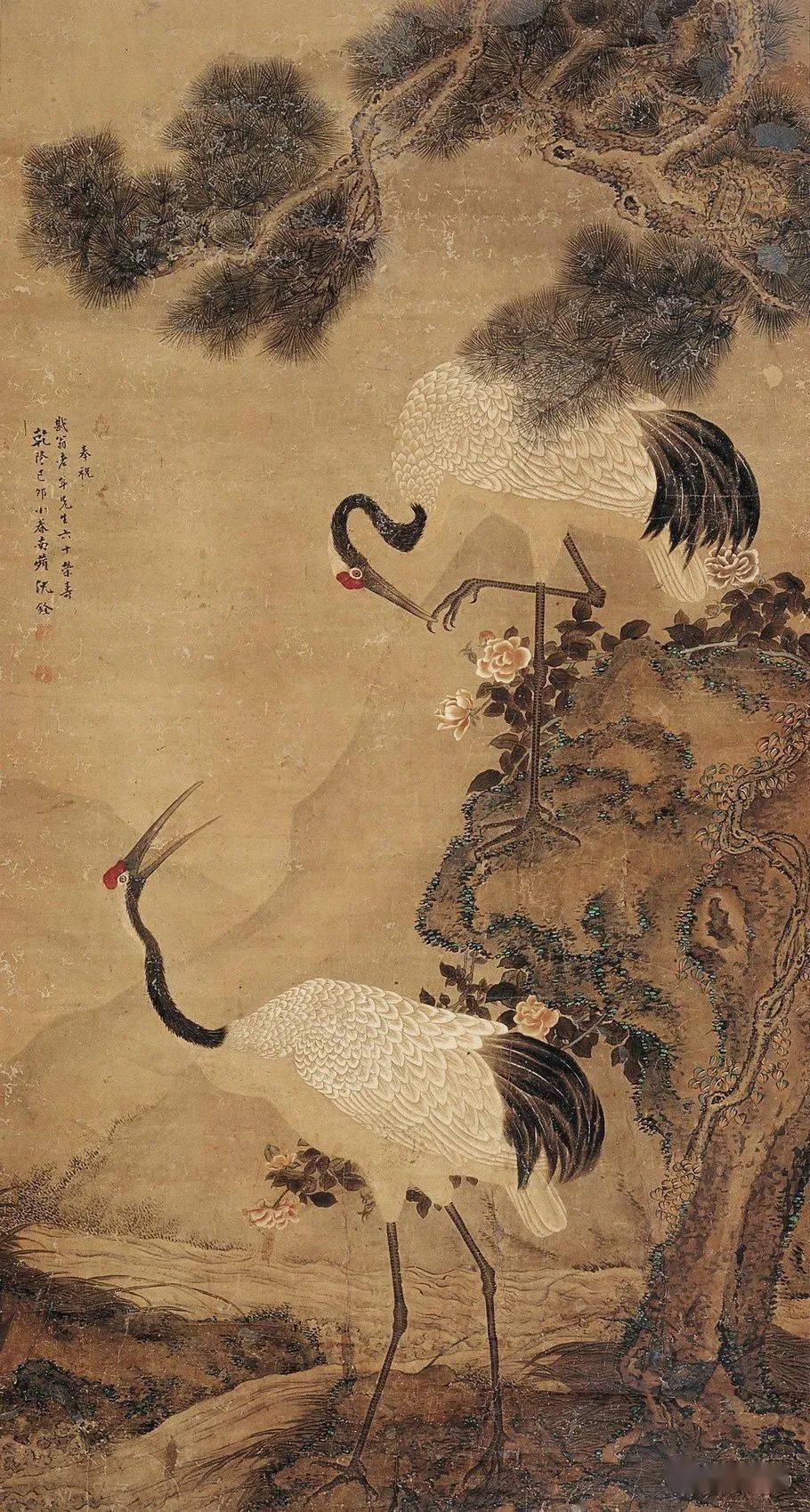 【名品视界】清代著名画家沈铨作品欣赏_艺术_鉴定_文化