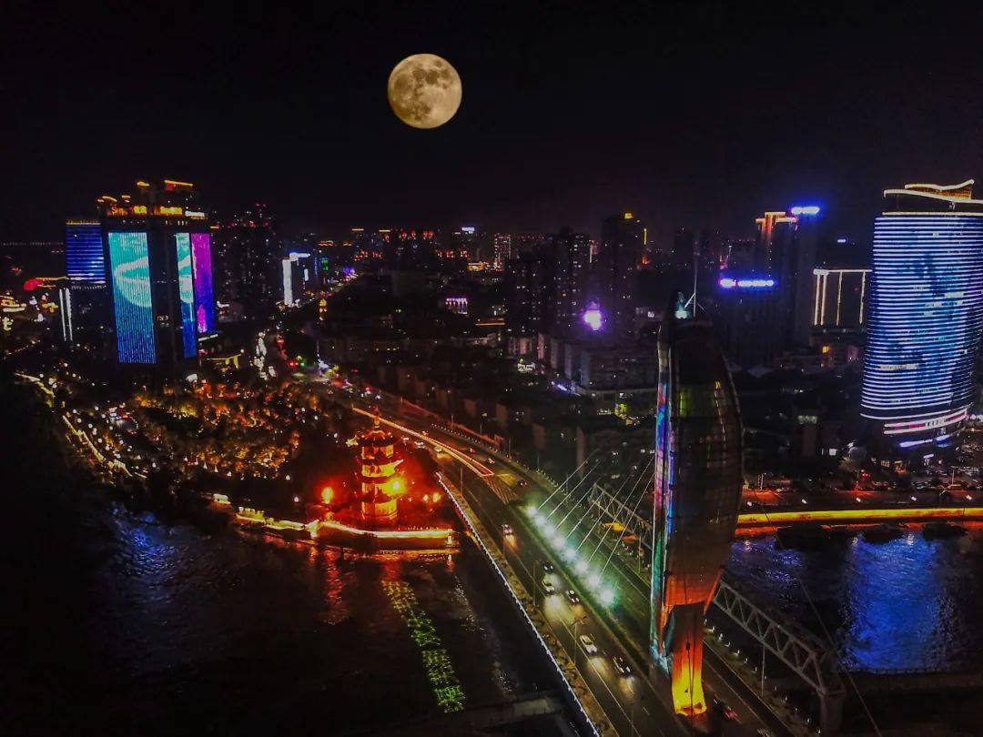 绝美夜芜湖!都是高清大图_江城_夜色_城市