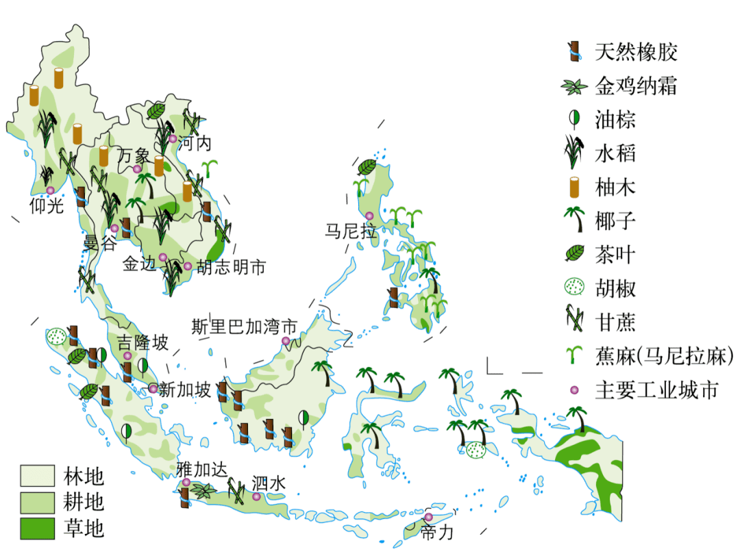 大气运动常识点最全梳理，空白＋彩色世界区域天文填图（可下载）