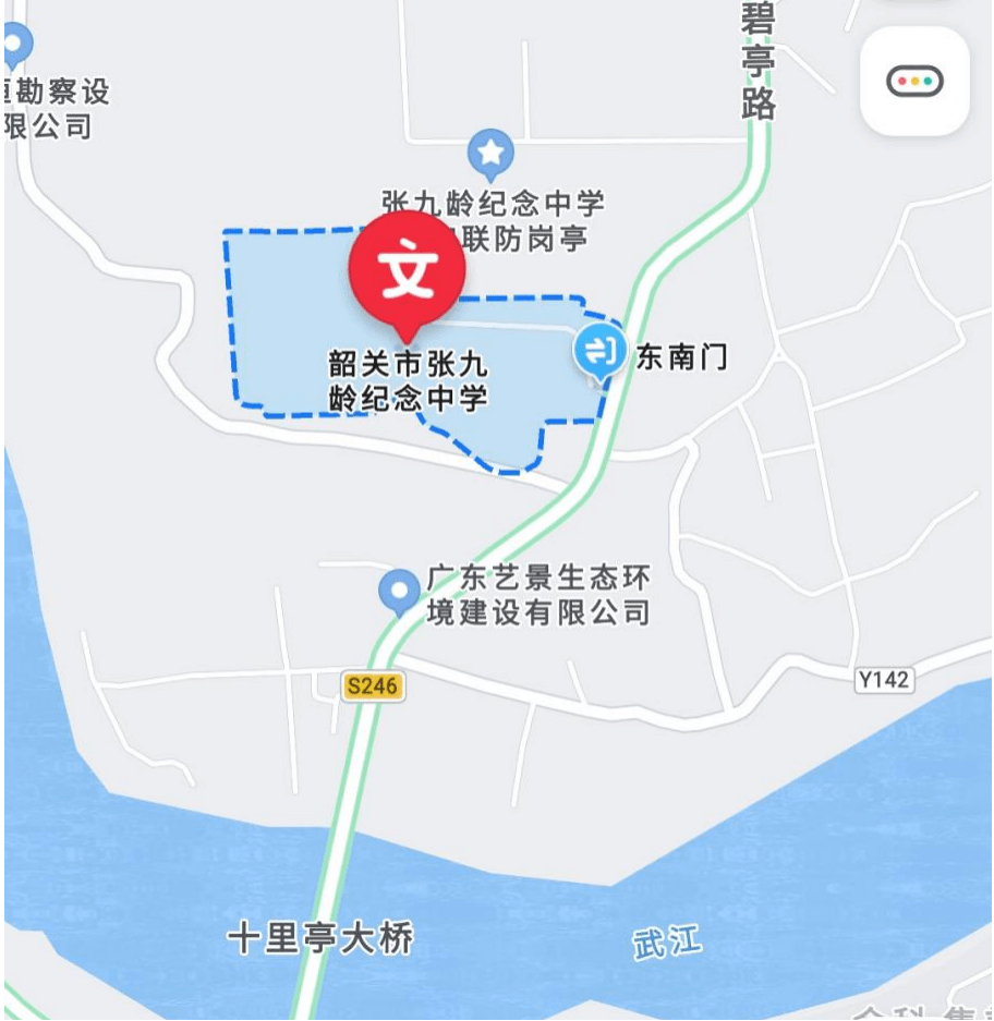 北江中学地图图片