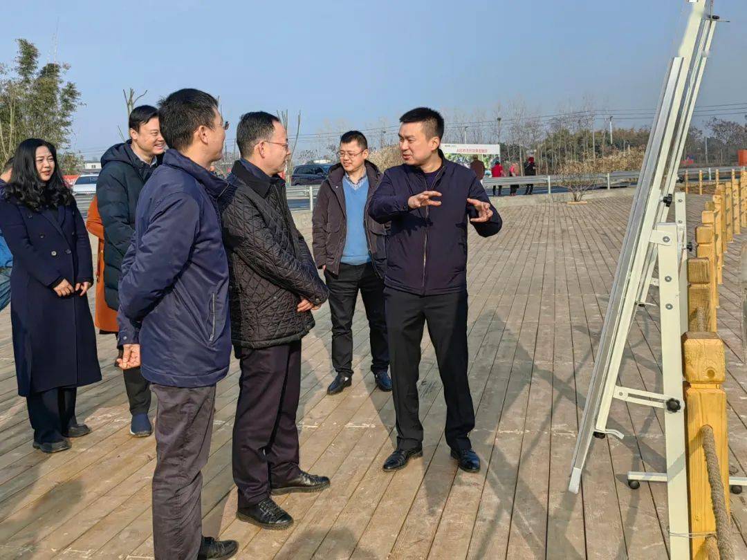 市农业农村局党组副书记,副局长刘印勇调研周家梨园项目_发展_洪安镇