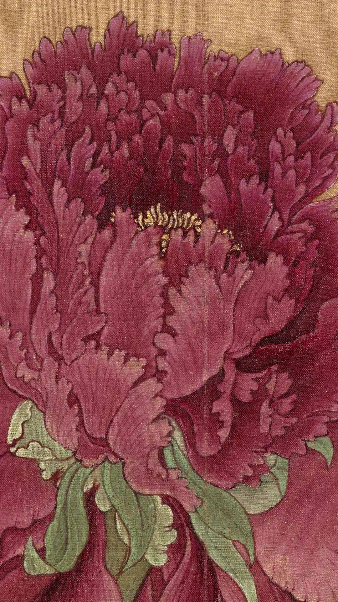 宋 佚名《品字牡丹图》_花鸟画_作品_创作