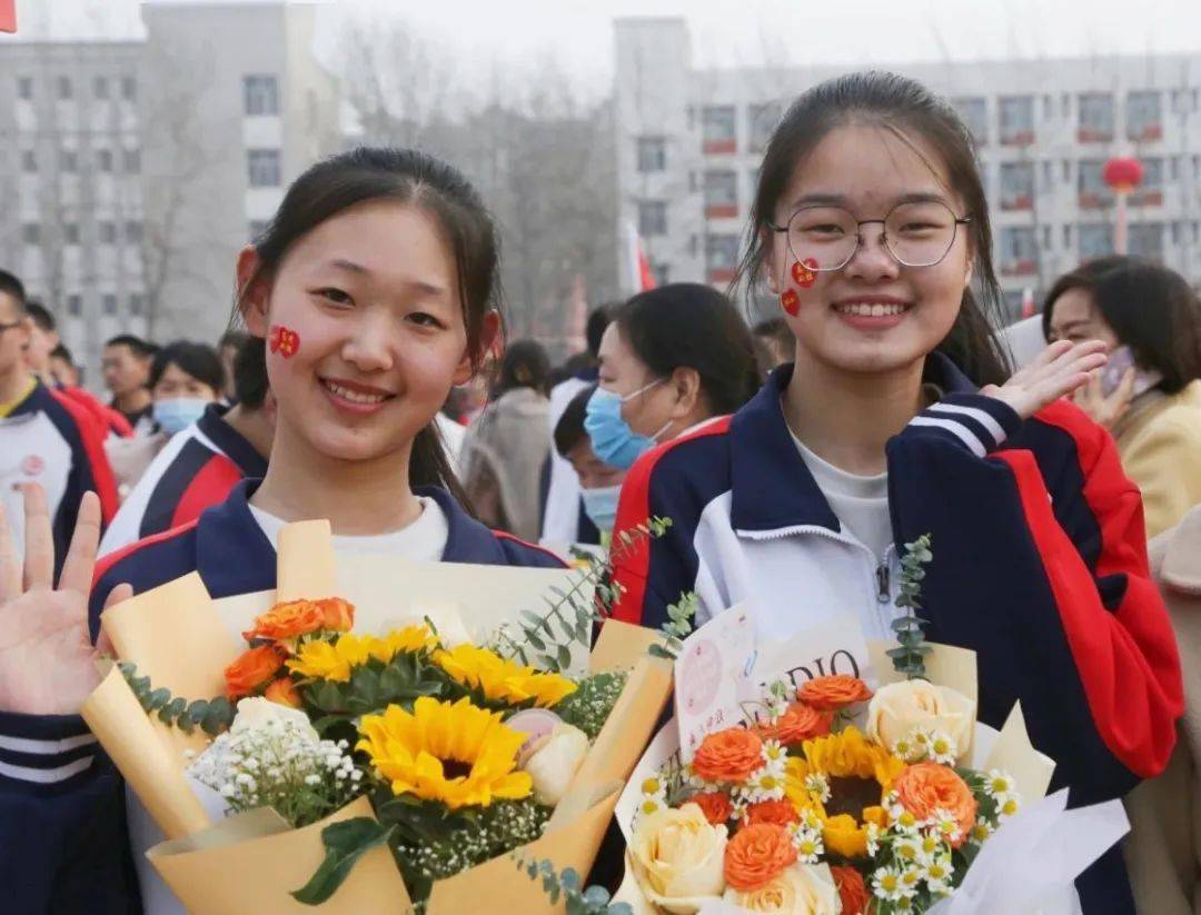 直击广饶一中一校区百日誓师大会现场!_学子_高三_高考