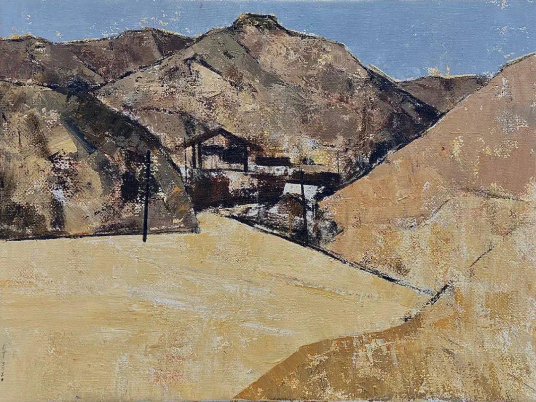 卢涛 作品_cm_北山_布面