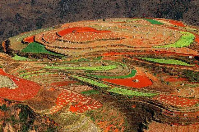 东川红土地落霞沟简介图片