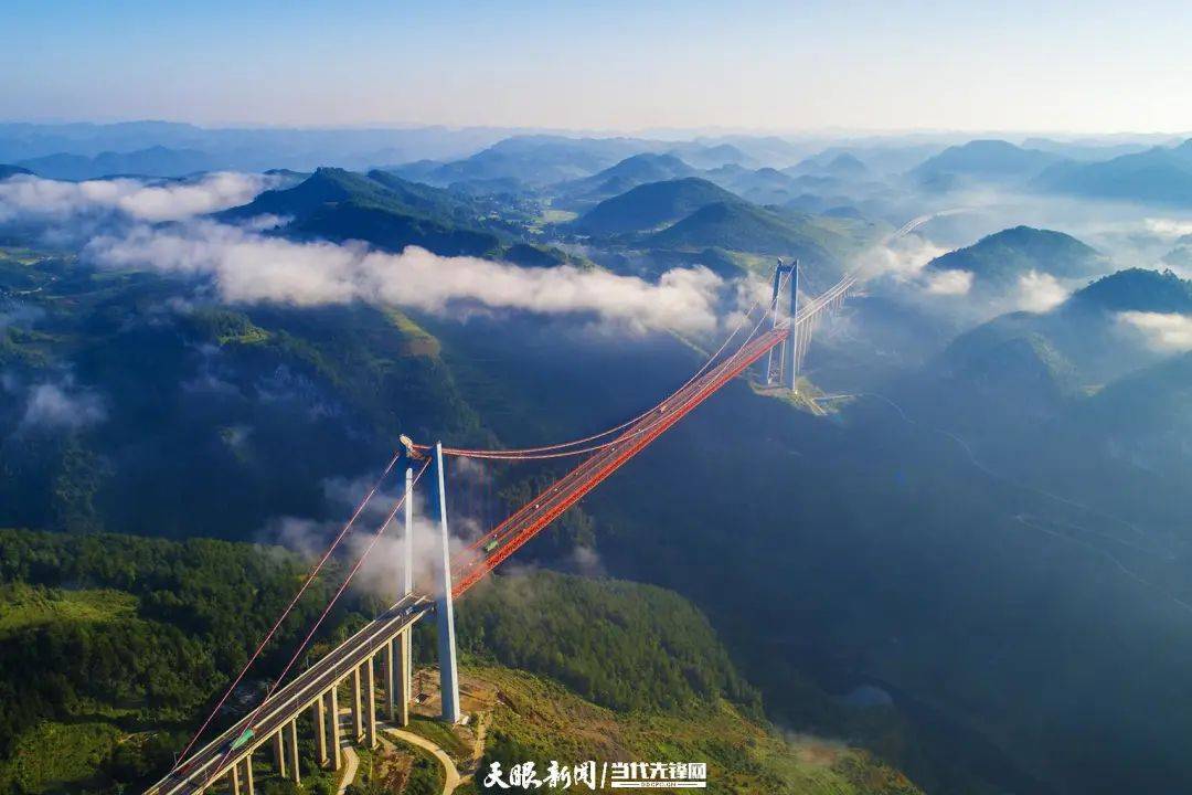 世界超级大桥故事77|贵瓮高速清水河大桥:深山峡谷中,见证贵州县县