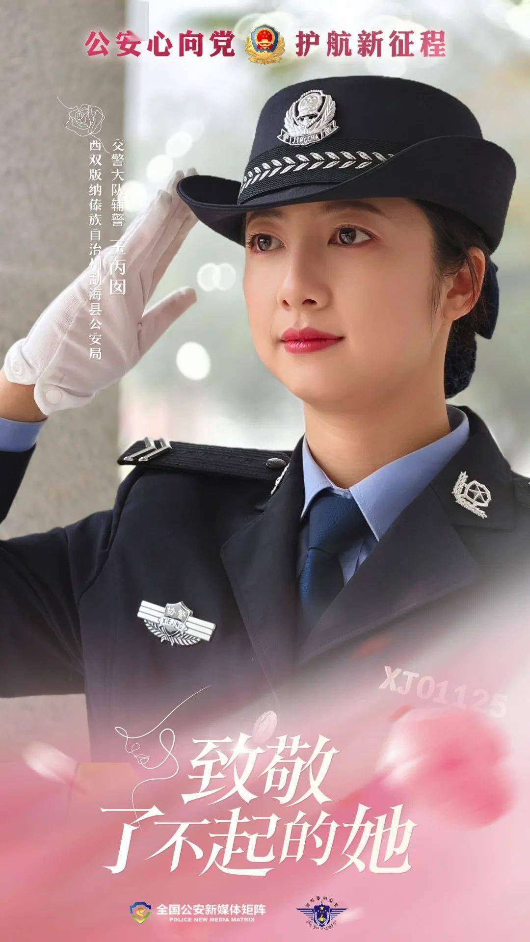 西双版纳公安"最美警花"海报来袭!