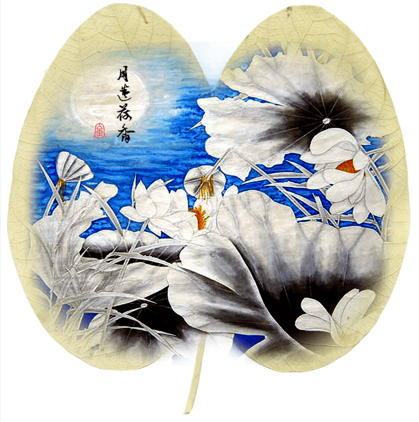 【丰都非遗】一叶藏天下——叶脉画_树叶_绘画_张廷祥