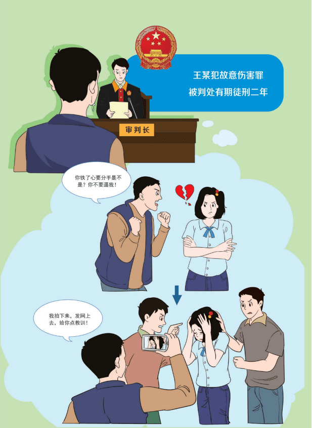 普法强基 | 早恋遇挫失理智 诉诸暴力触刑律_王某_云南财经大学_法治
