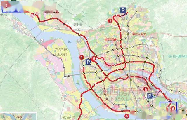 涉及福州地鐵第3輪規劃_建設_線路_km