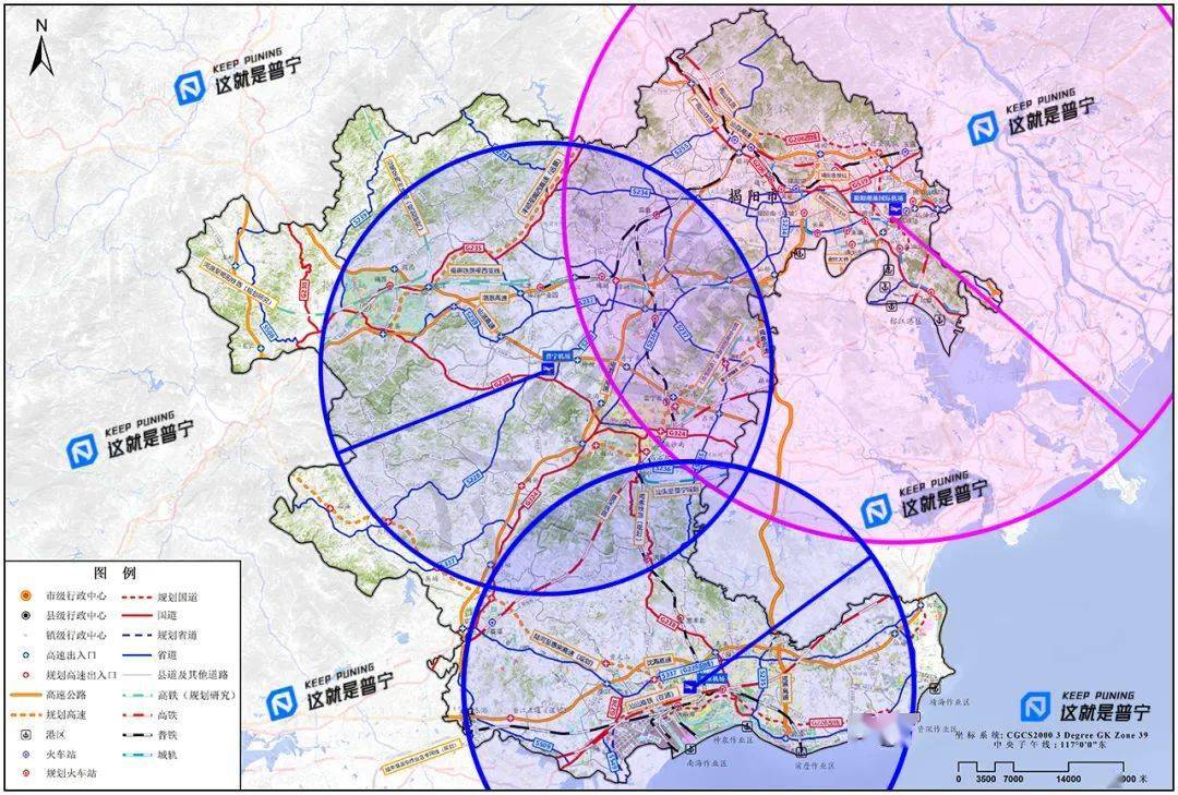 新規劃圖丨普寧機場初選