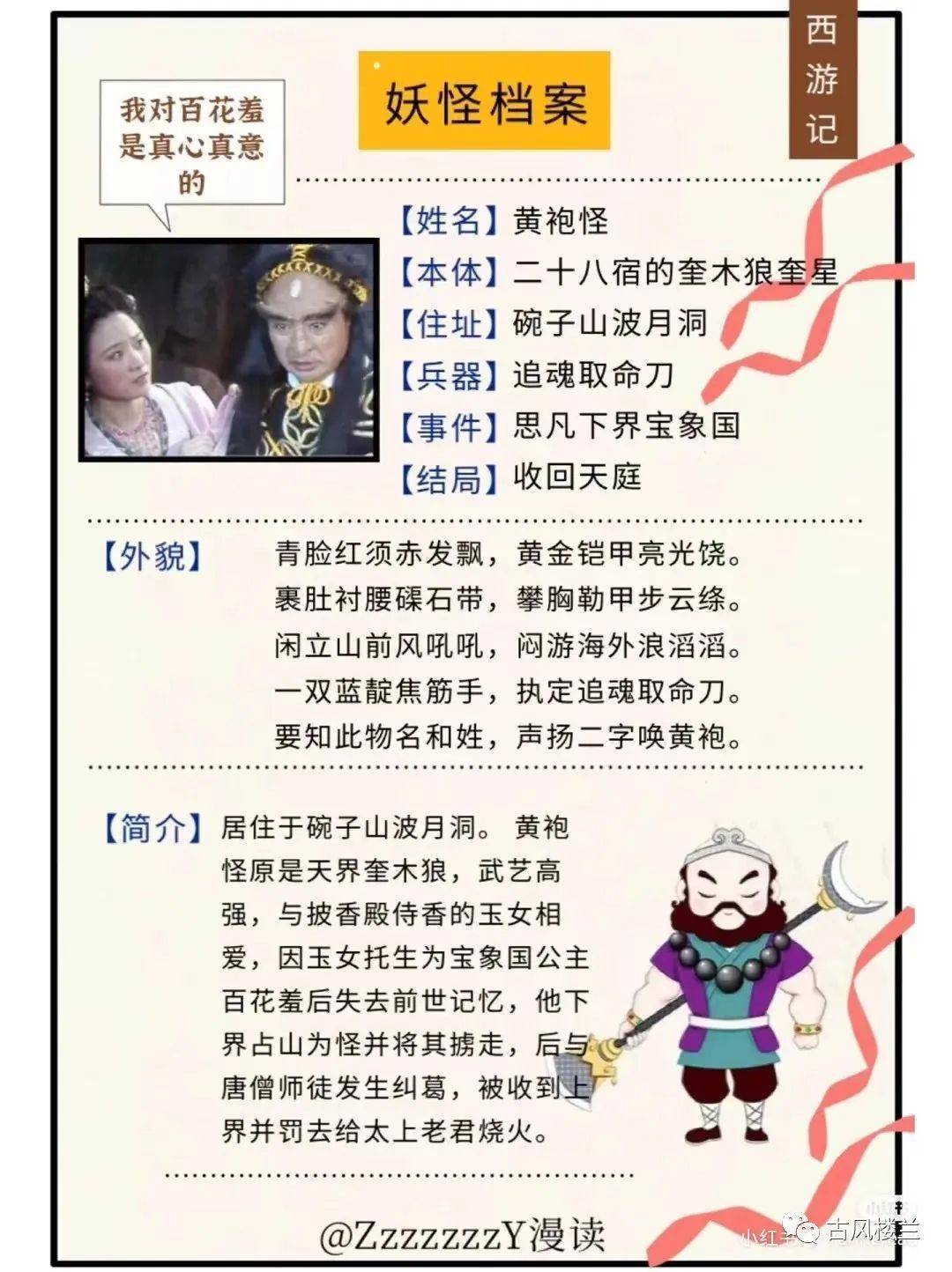 西游记里的妖怪档案,还是玉兔精最好看,你觉得呢~_古风_楼兰_微信
