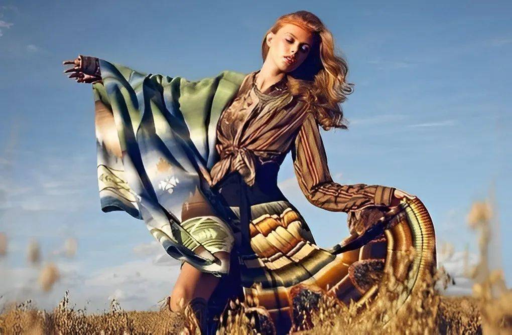 在波西米亚中找寻灵动初春_系列_印花_风格