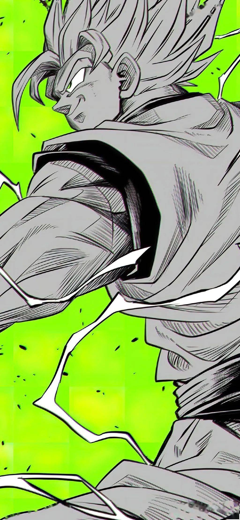 龙珠壁纸 | 黑白赛亚人