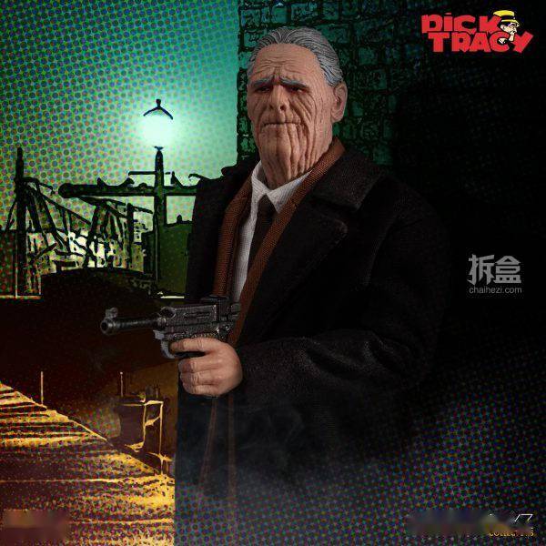 MEZCO蚂蚁 ONE:12 至尊神探 反派梅干脸 片子可动听偶