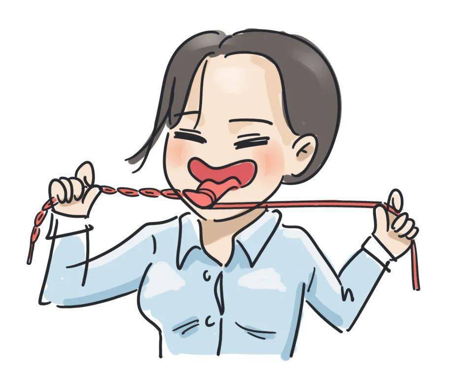 我保存不了,就画了个,大概就是这样,用舌头把绳子打结,怀疑老车在开车