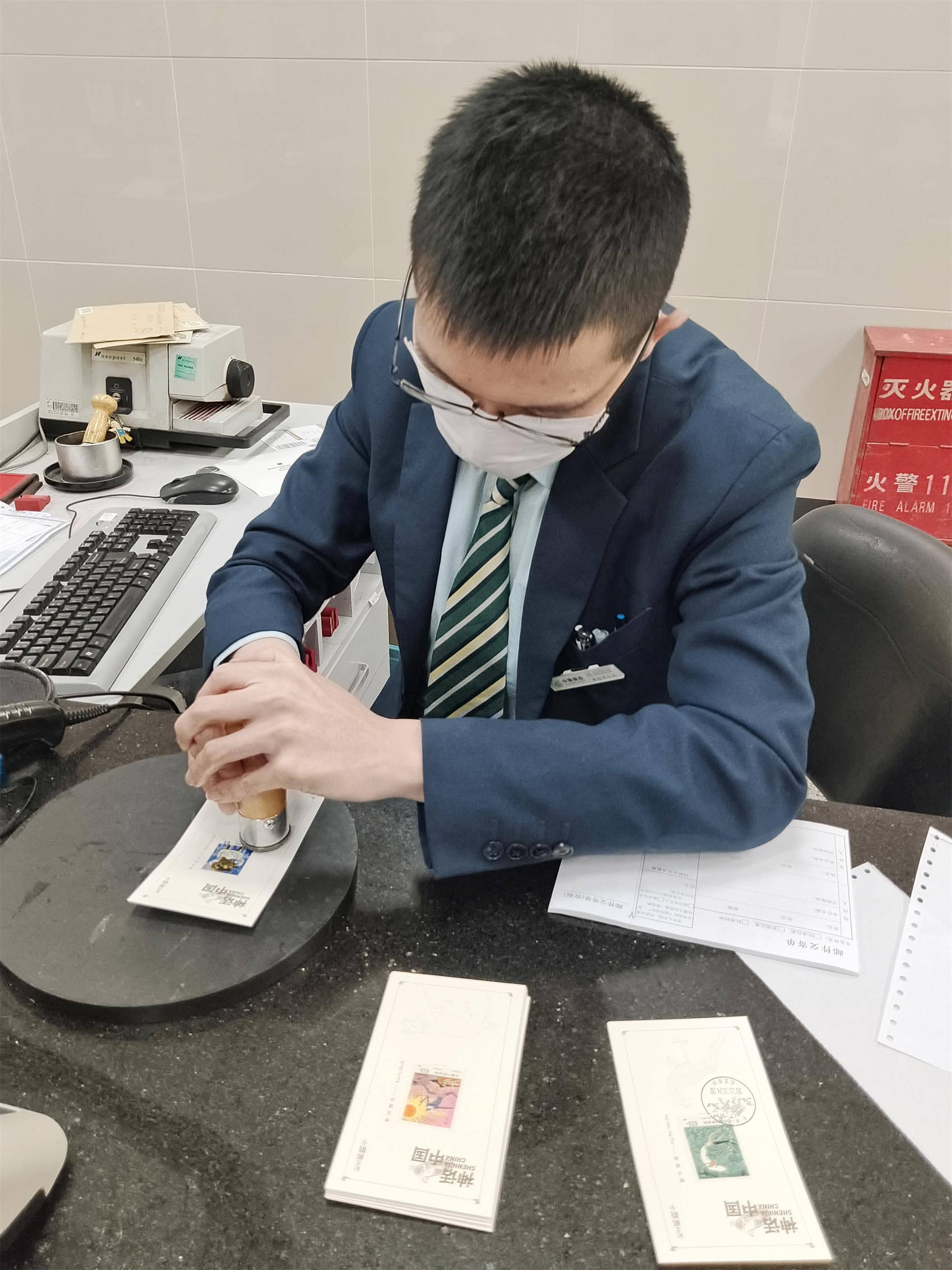 19年一遇的闰二月有啥讲究祈福主题邮局启用应龙文化邮戳