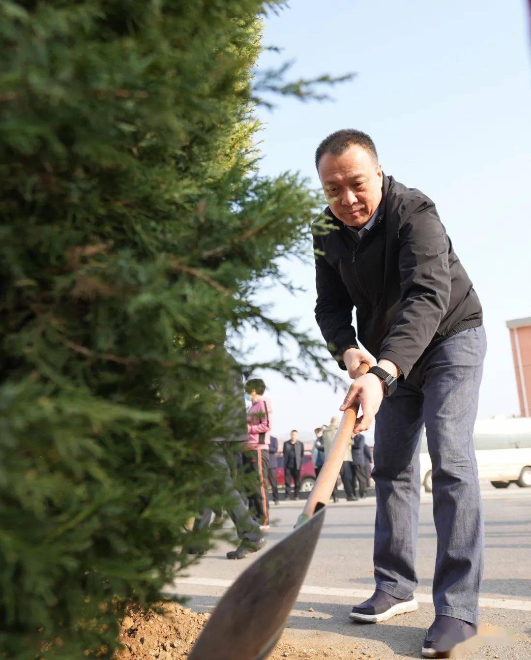 植树添新绿 不负好春光 迁西县开展2023年义务植树活动 李贵富,丁会强