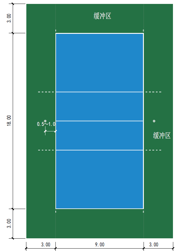 排球场地 长宽图片