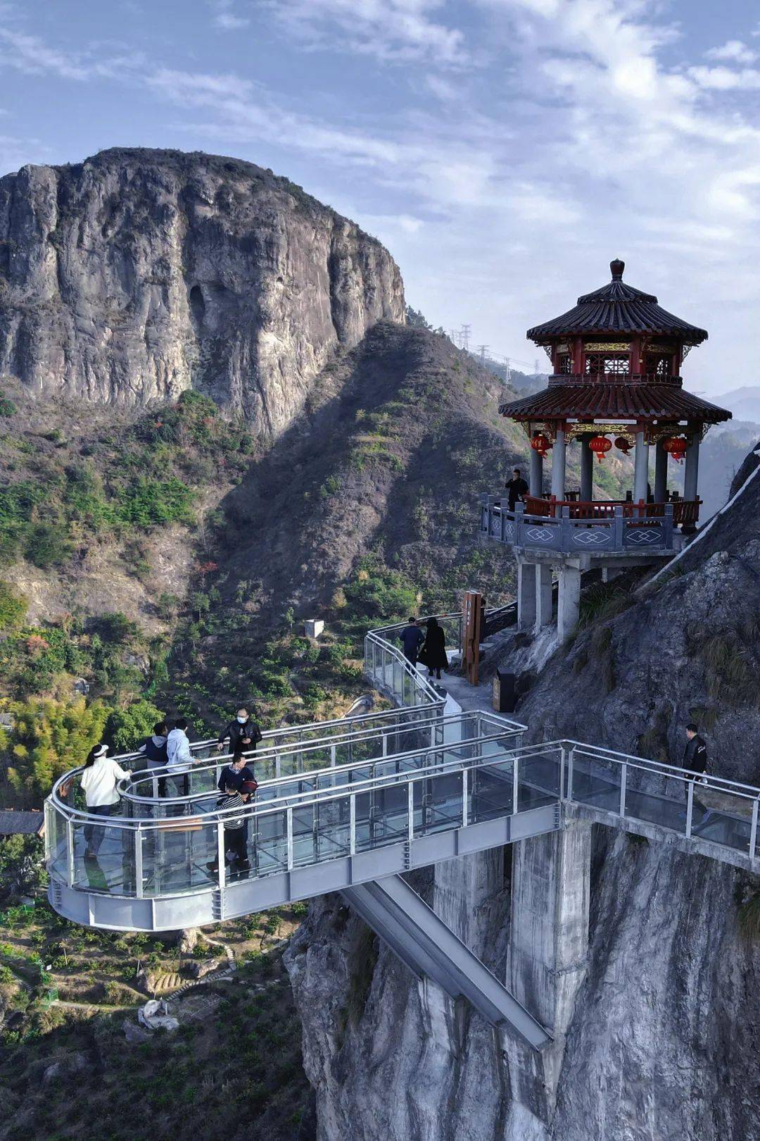 解锁山海苍南美景,运动在春风里~_栈道_part_玻璃