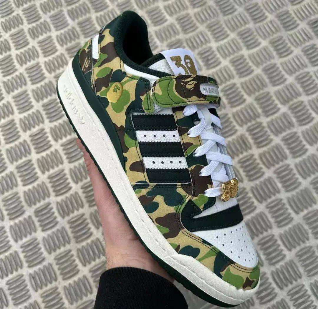 Bape x Adidas Forum Low实物首曝光，竟有一点好看？_手机搜狐网