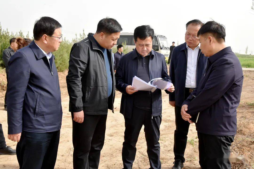 刘春林调研高标准农田建设项目