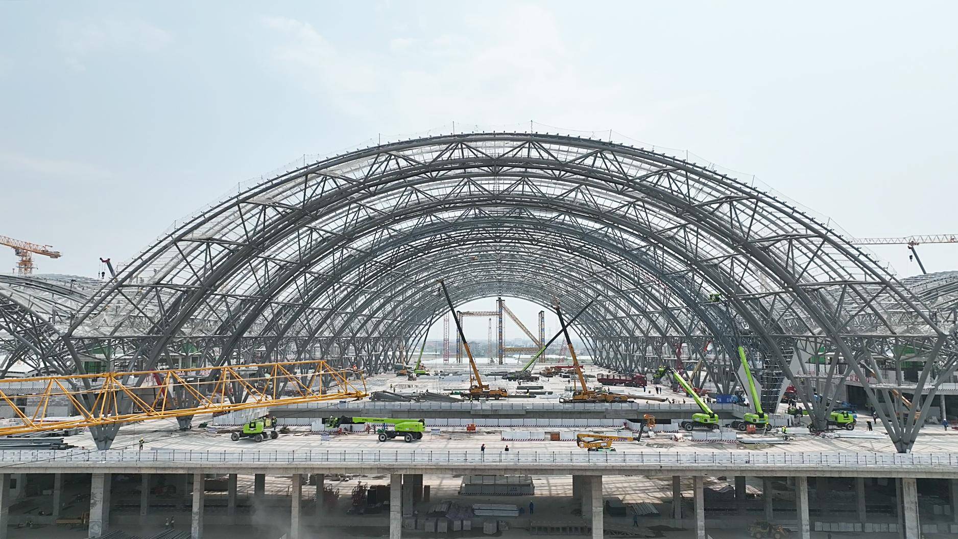 cantilever railway canopy