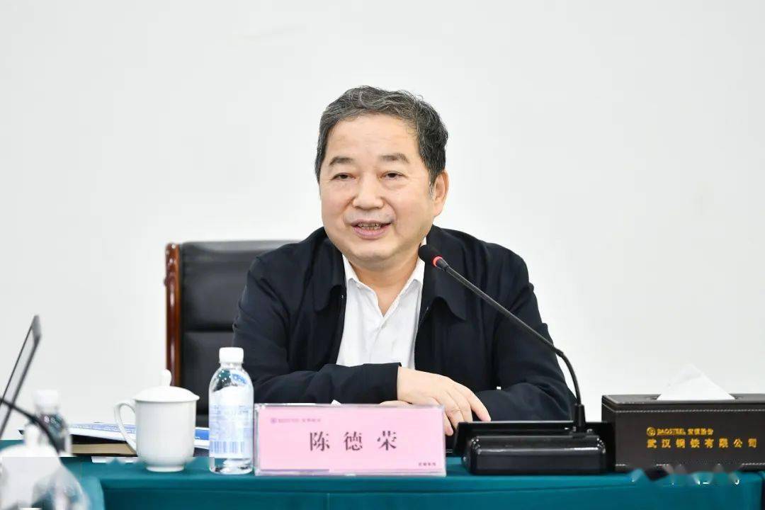 陈德荣调研武钢有限:深化变革,实现权责利统一,支撑宝武建设世界一流