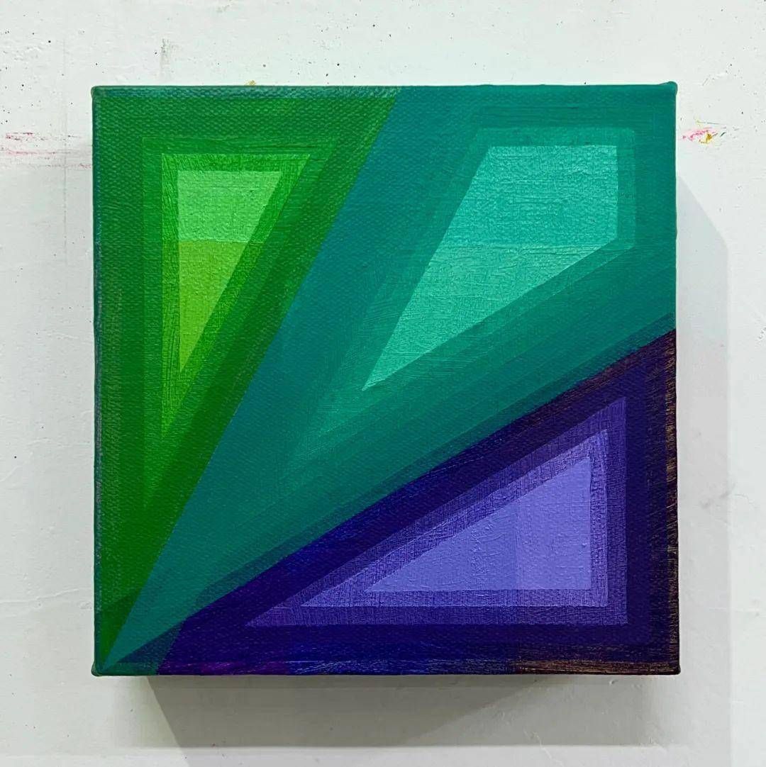 重识"色彩"系列专访 | 林子豪:以色彩表现"抽象的光"_绘画_材料_cm