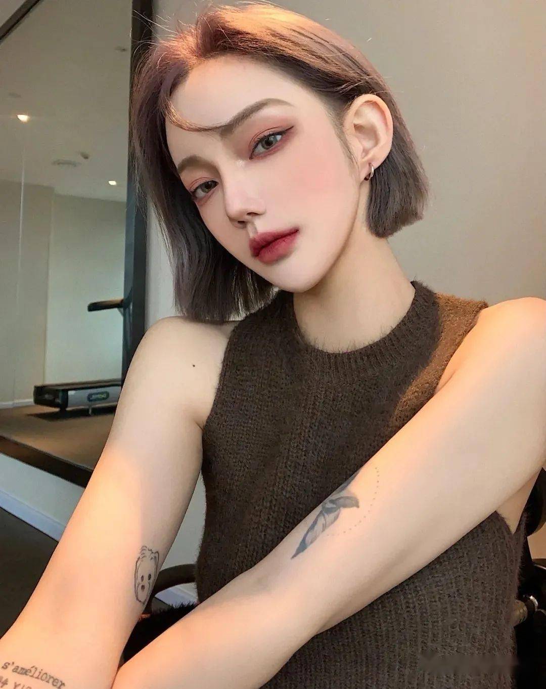 发尾c型弯处理发根和头发整体蓬松有型日常方便好打理减龄显脸小两