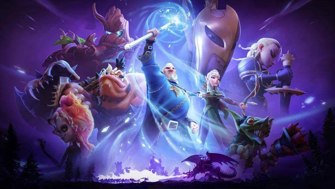 与其说是游戏kv,看上去更像动画电影海报从品牌视觉上也可以印证这一