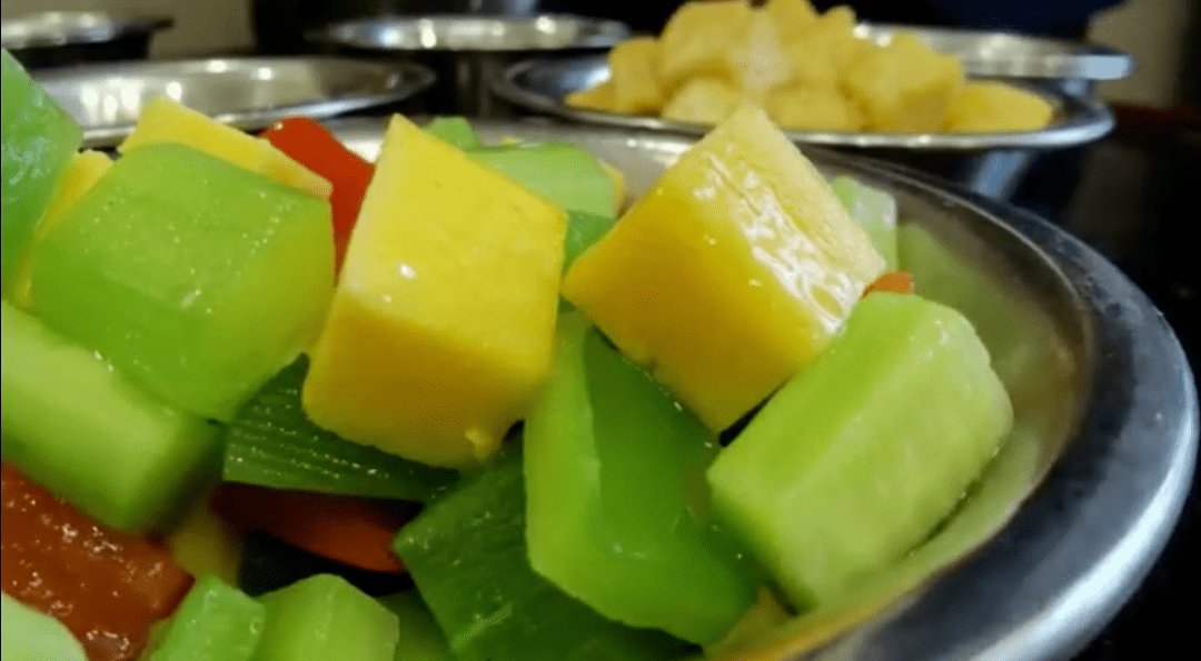 【美食淄博 · 食材丰富,博山炒八宝】_过油_炸豆腐_频道