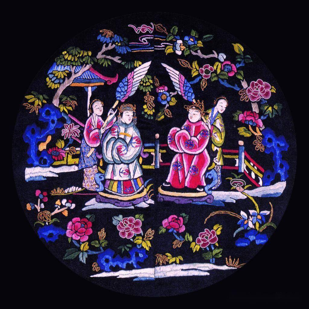 中国传统纹样刺绣,彰显了典型的东方美_美学_观点_留言