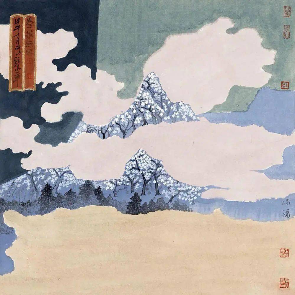 【艺术世界】杨潇:山水语境——静谧,清秀的画面_作品_创作_山东