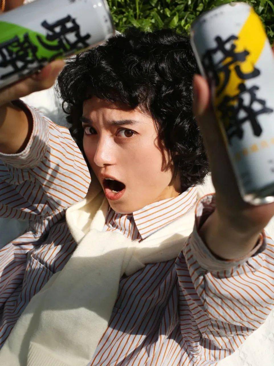 "菜花头"_中国_发型_人类