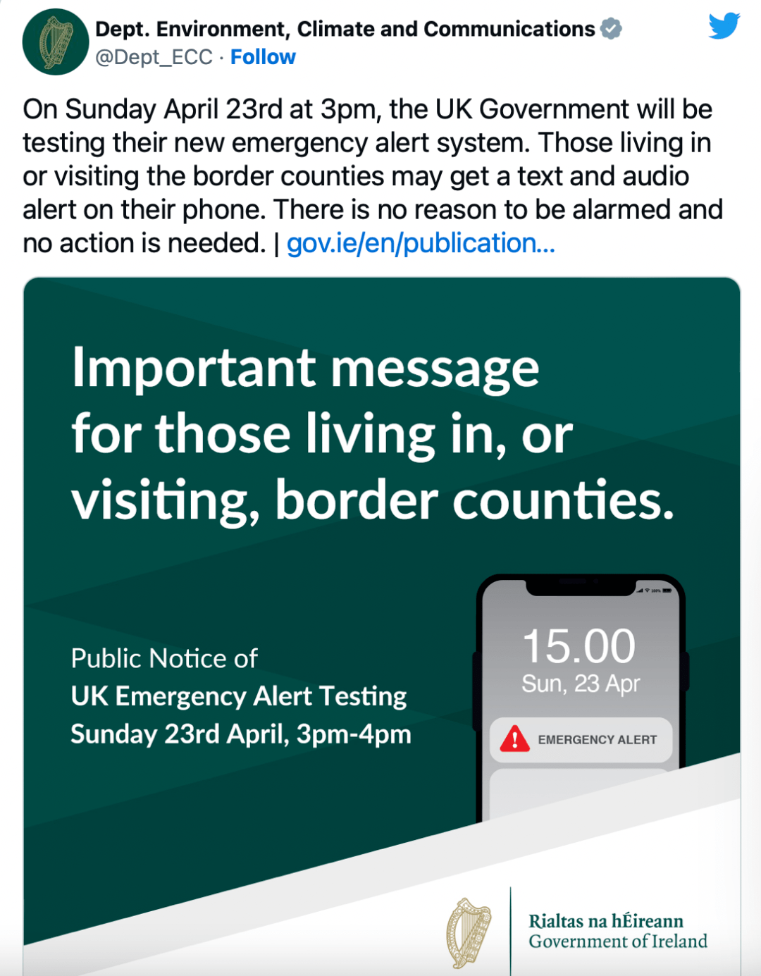 今天爱尔兰部分地区的电话用户会收到来自英国的紧急警报！都柏林“毛街”每周市集又回来啦！水痘疫苗将很快添加到儿童免疫计划中！_搜狐网