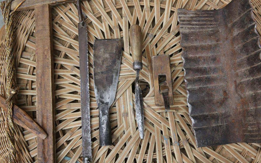 木匠为啥随身带"五尺"?你还记得篾匠吗?_竹帘_竹篾_工具