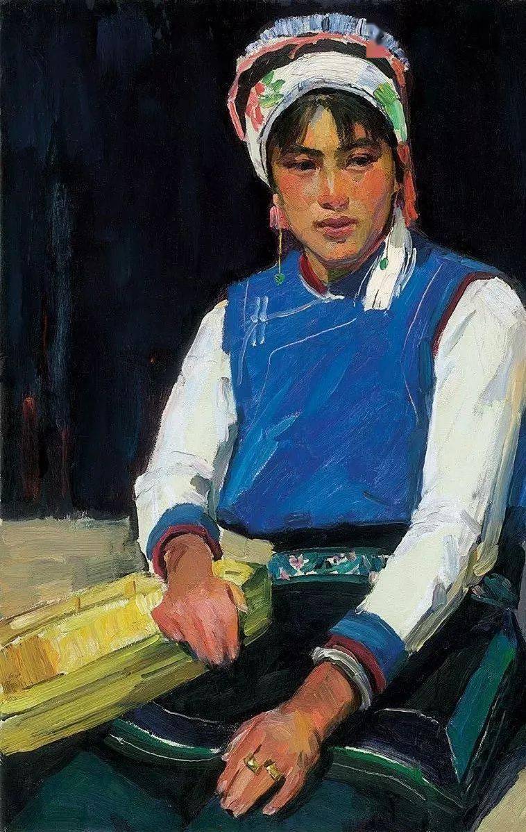 中国著名油画家詹建俊油画作品欣赏_cm_艺术_纸本