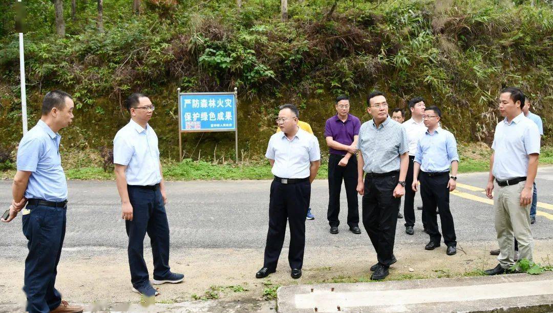 陈腾达到蓝钟镇调研工作时强调:要压实责任,强化措施,全力以赴推动