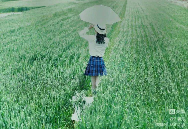 人像摄影:五月浅夏,喜欢那一抹绿色_绿意_生命_麦田