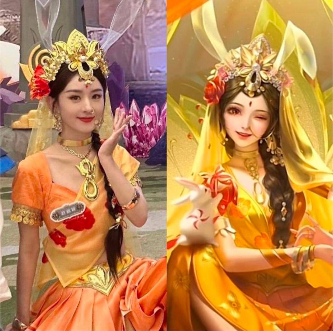 赵丽颖cos公孙离,精致还原玉兔公主形象_网友_新作_上线