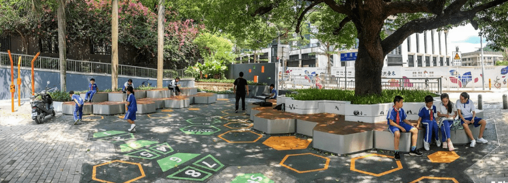这才是走心的口袋公园,城市方寸之美!_空间_运动_用地