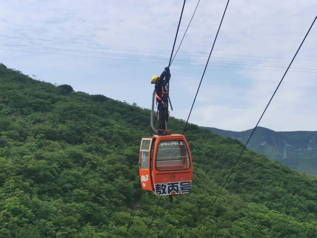 珏山缆车图片