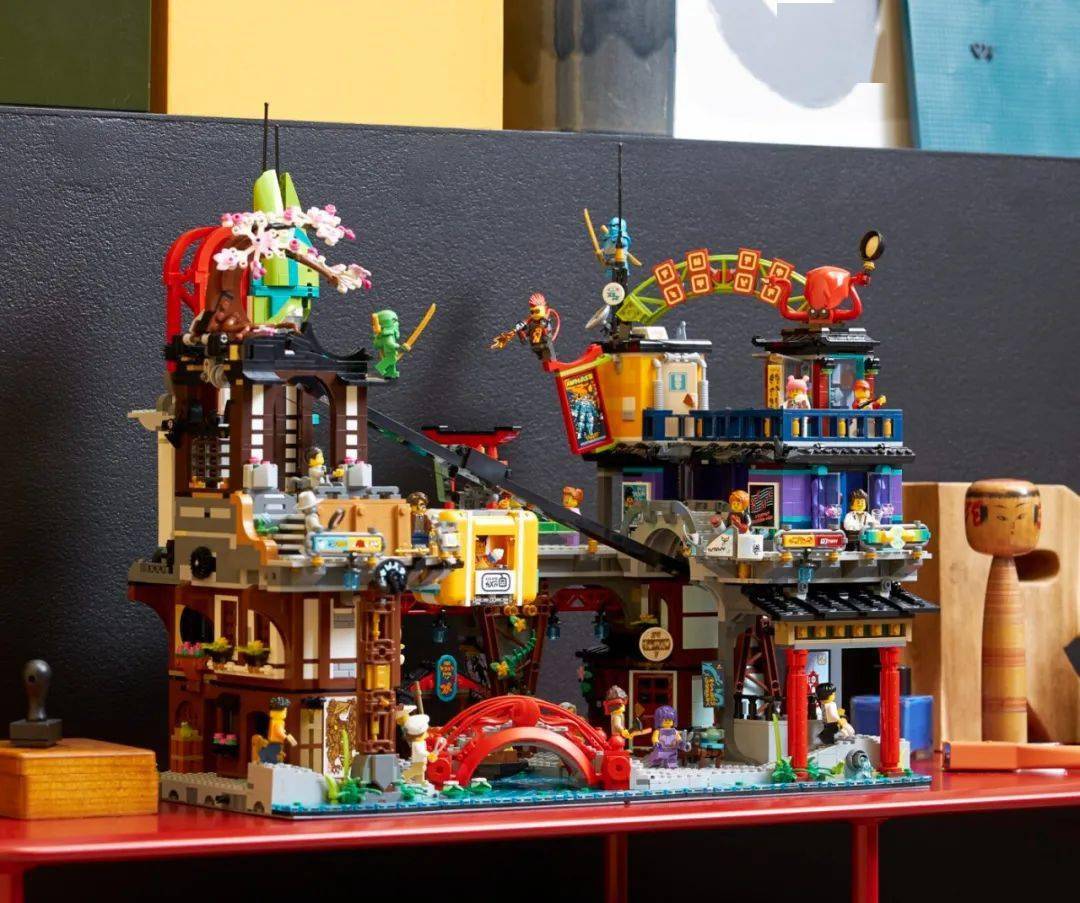 新品预告~ lego乐高幻影忍者71799忍者城市市集_工作_上市_时间